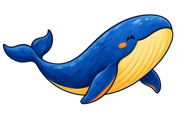 ECHO 吉祥物：藍色鯨魚